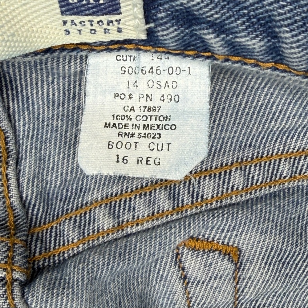 Gap Boot Cut Button Fly Jeans - image 3